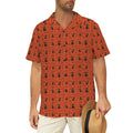 Halloween Black Cats Men's Hawaiian Shirt