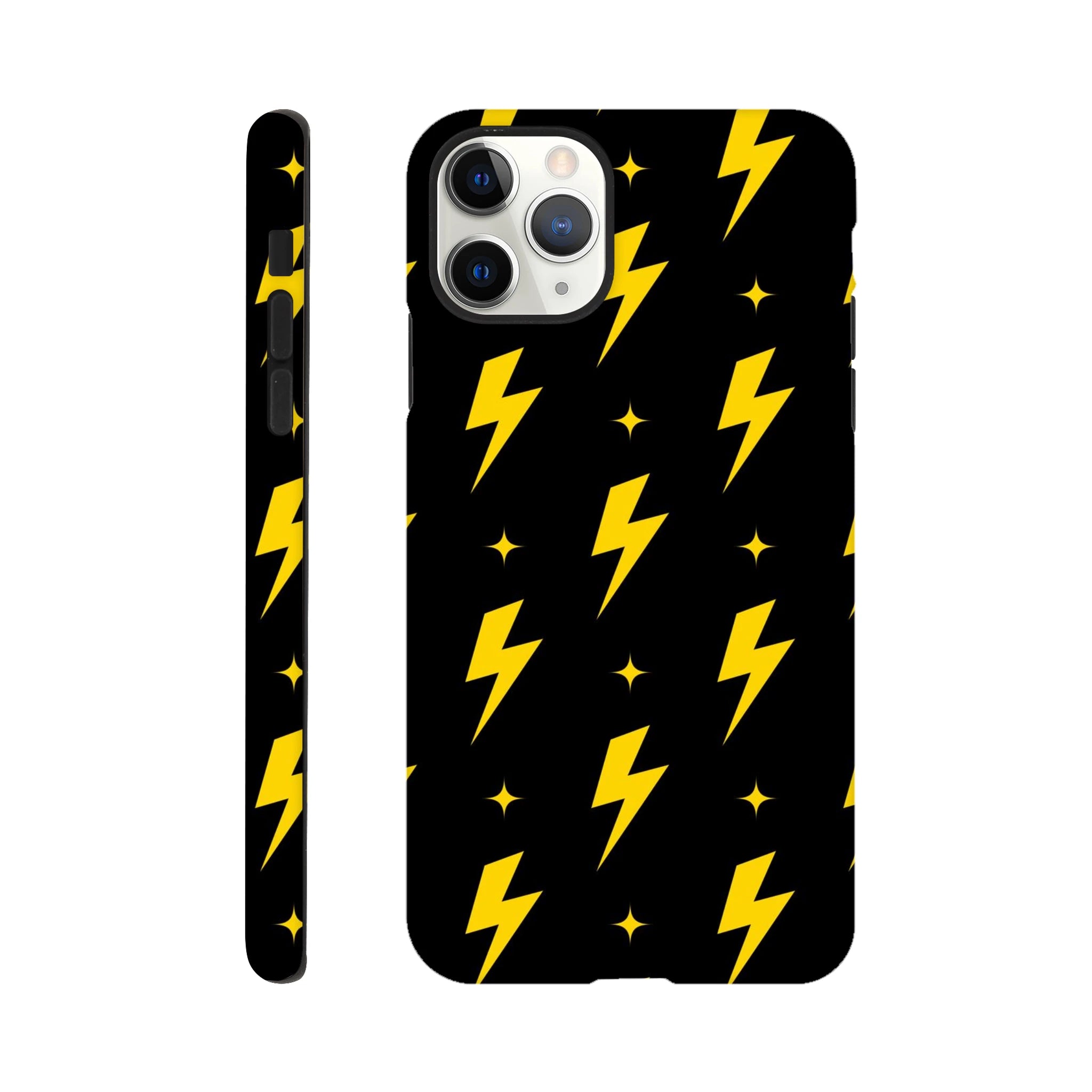 Yellow Lightning - Apple iPhone Tough case iPhone Tough Case comic Globally Fulfilled