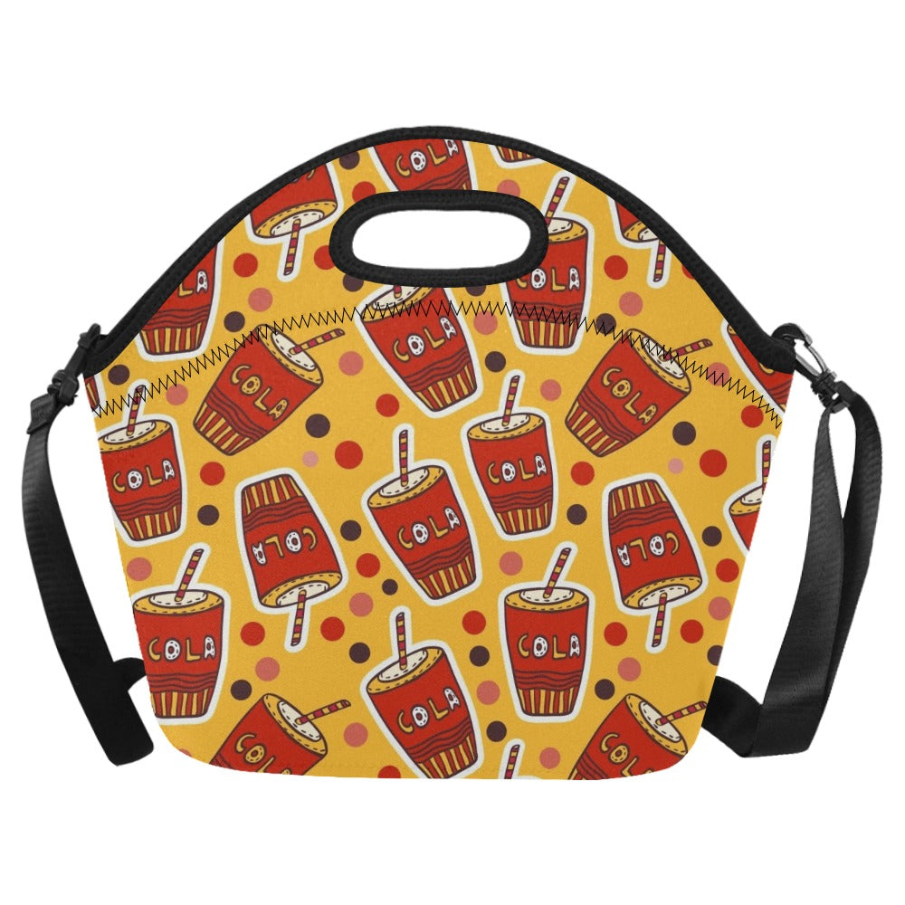 Cola - Neoprene Lunch Bag One Size Neoprene Lunch Bag Printed Offshore