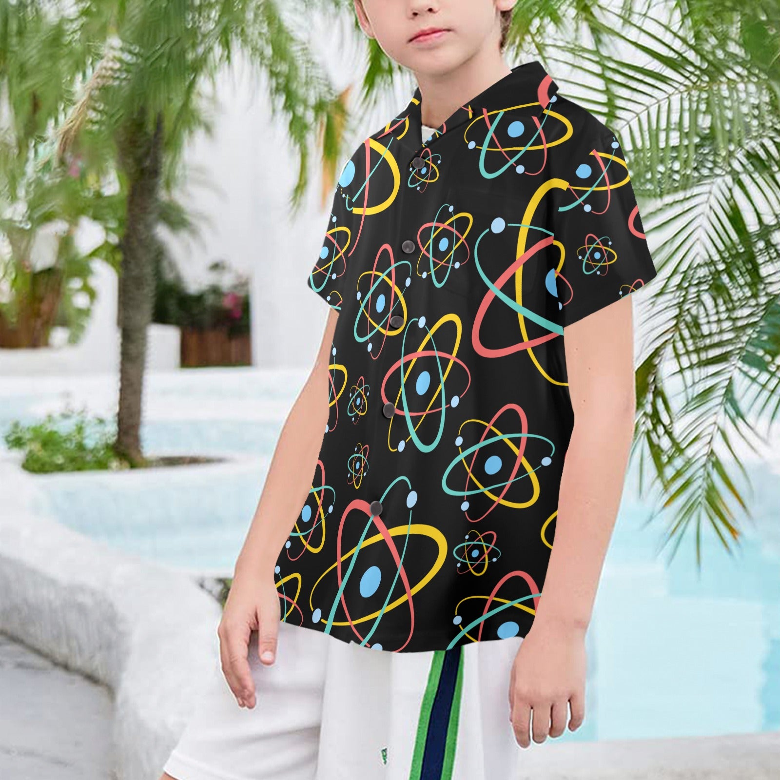 Atoms - Senior Kids Hawaiian Shirt