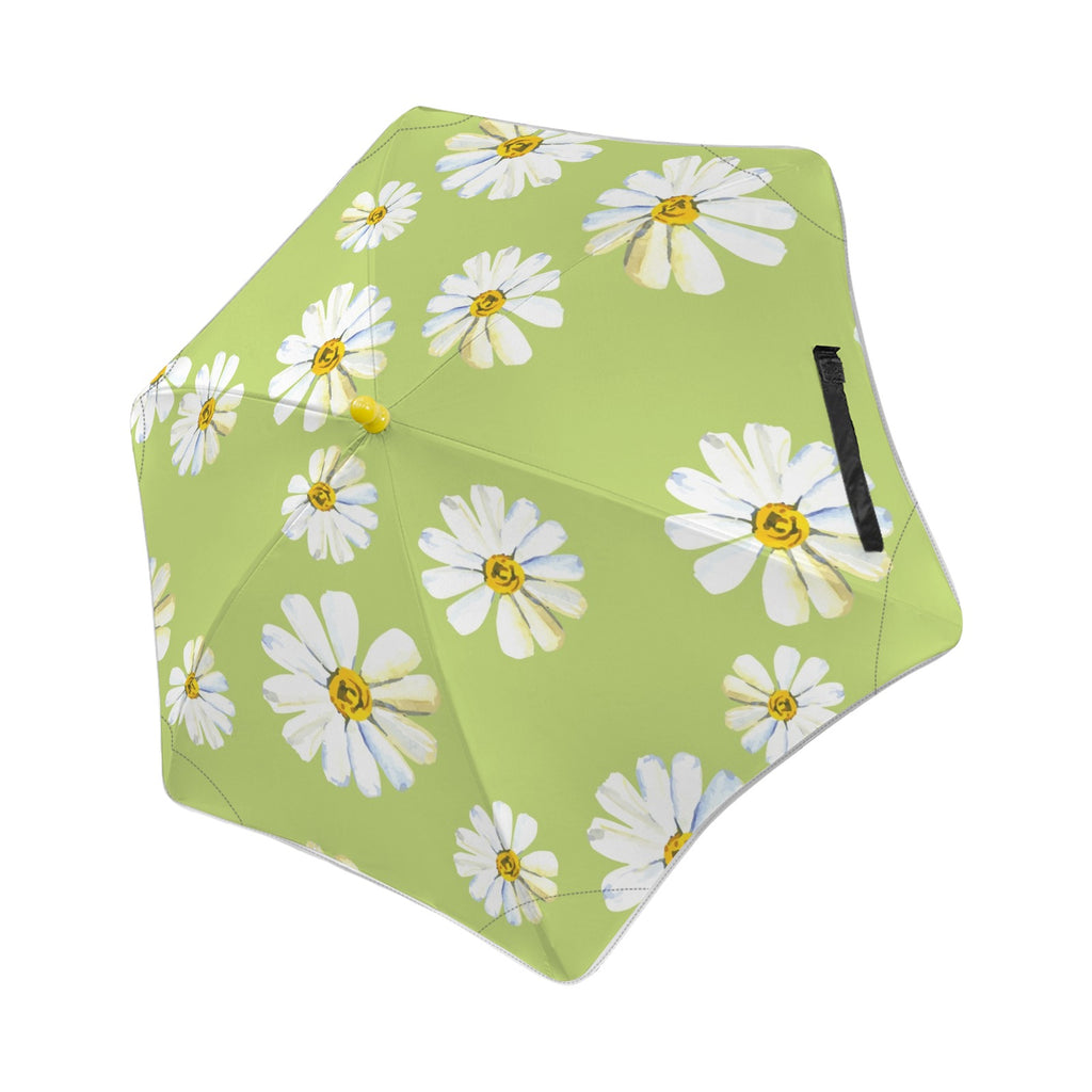Green Floral Kids Safe Round Corner Umbrella One Size Kids Safe Round Corner Umbrella Plants Printed Offshore