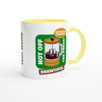 Personalised - Brewtiful, Espresso Yourself - White 11oz Ceramic Mug with Colour Inside Personalised 11oz Mug Coffee customise Globally Fulfilled personalise