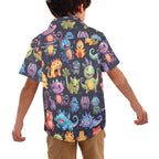 Monster Mania - Junior Kids Hawaiian Shirt
