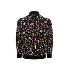 Quavers, Music Notes Kids Bomber Jacket Kids Bomber Jacket Music Printed Offshore