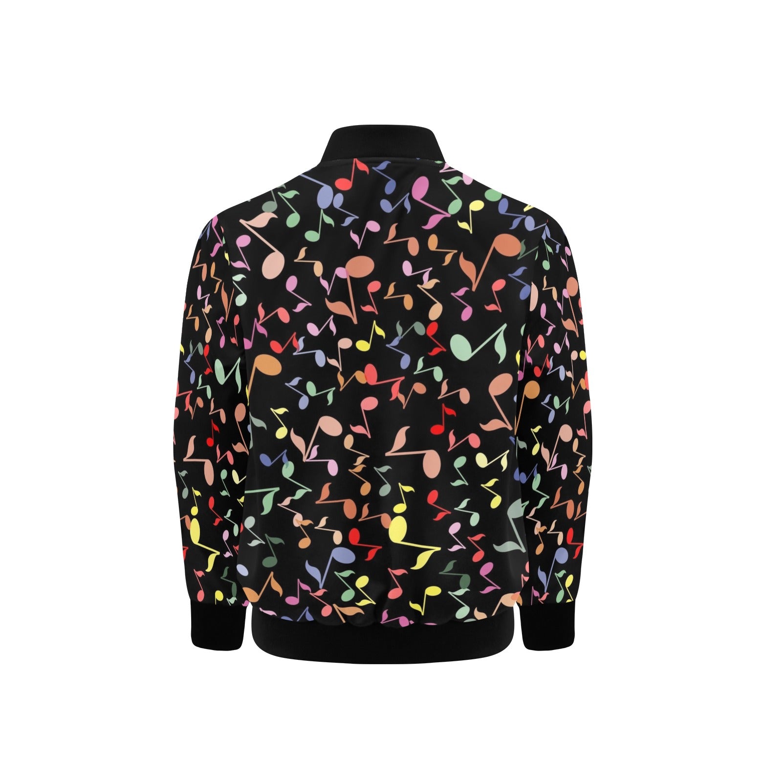 Quavers, Music Notes Kids Bomber Jacket Kids Bomber Jacket Music Printed Offshore