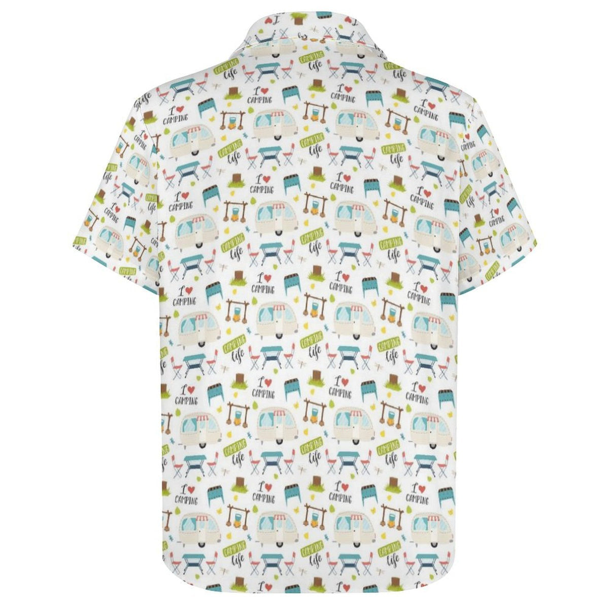 Camping Life Women's Collared Pocketless Short Sleeve Shirt