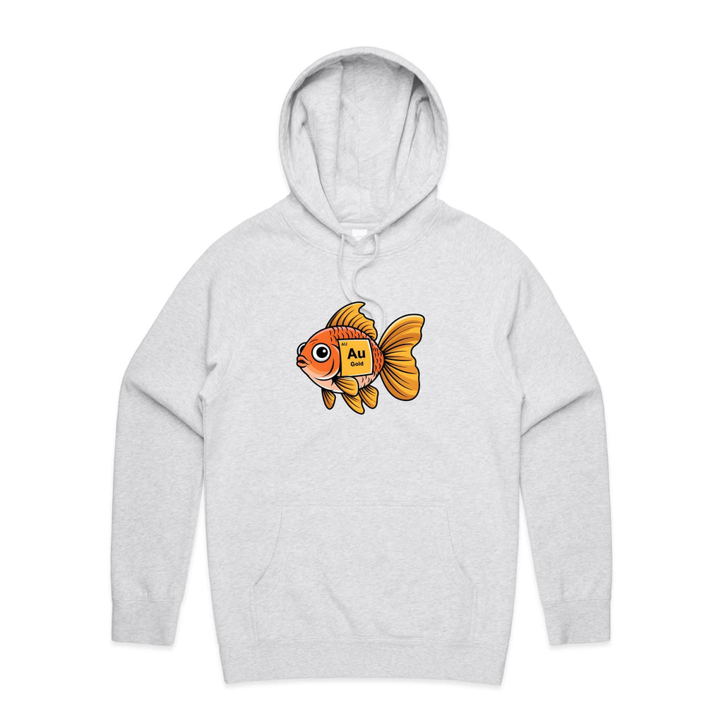 Gold Fish Periodic Table Men's AS Colour Hoodie