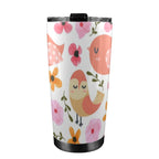Lovely Birds - 20oz Mobile Tumbler with Lid (Black Lock) 20oz Travel Mug animal Printed Offshore