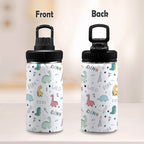 Quirky Dinosaurs Kids Water Bottle with Chug Lid (12 oz) Kids Water Bottle with Chug Lid animal Printed Offshore