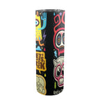 Monster Kids - 20oz Tall Skinny Tumbler with Lid and Straw