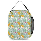 Tropical Flowers And Leaves Backpack, Lunch Bag & Pencil Case Set