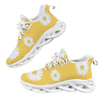 Daisies On Yellow Women's Twisted Sole Sneakers