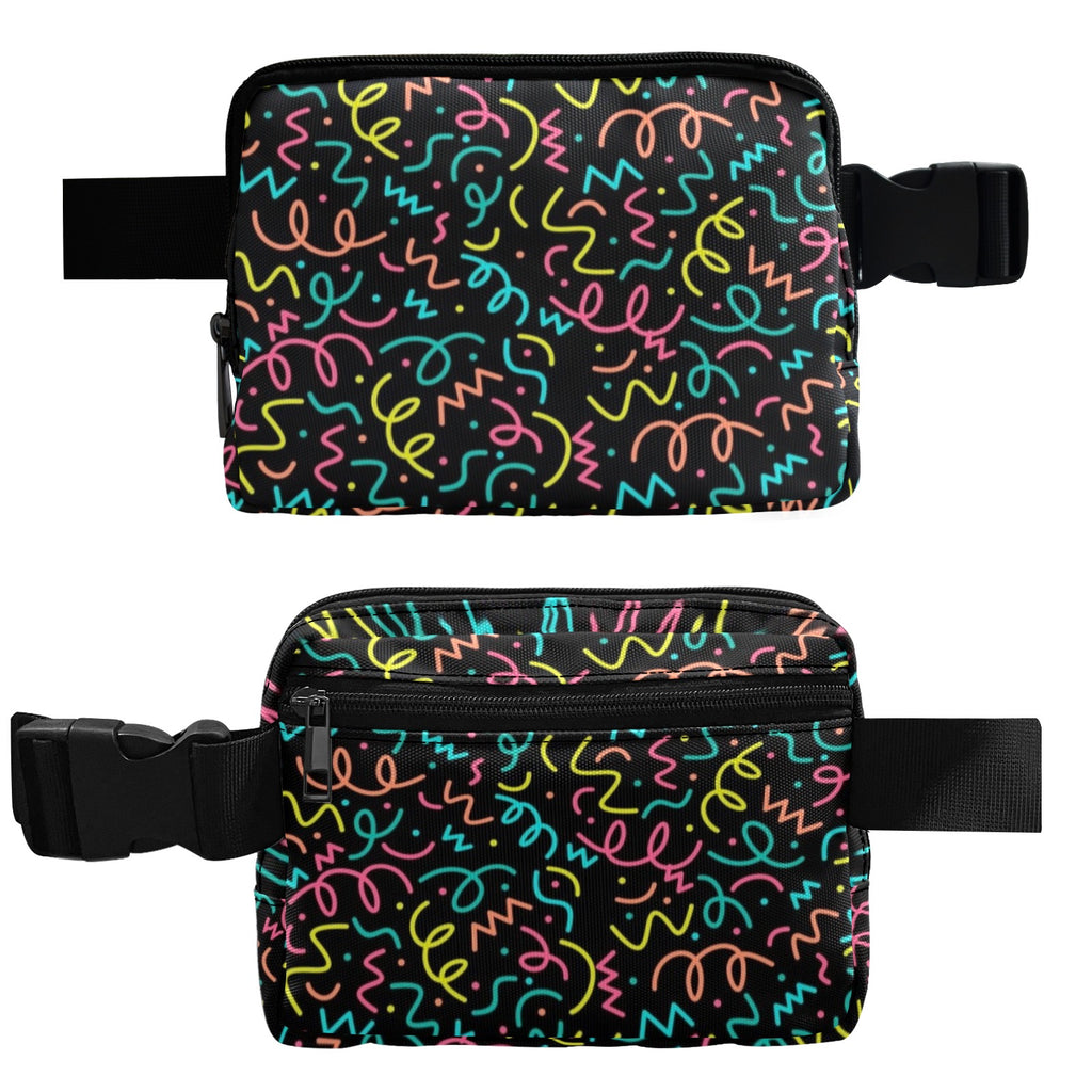 Squiggle Time - Belt Bag