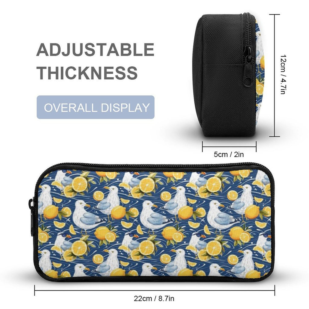 Lemon Seagull Backpack, Lunch Bag & Pencil Case Set
