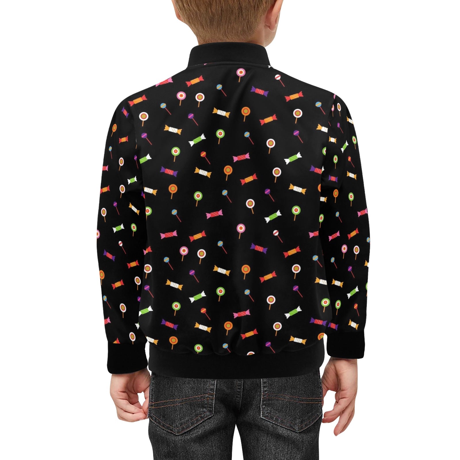 Candy Kids Bomber Jacket Kids Bomber Jacket Food Printed Offshore