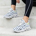 Music Stripes Women's Twisted Sole Sneakers