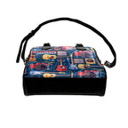 Music Instruments Blue - Shoulder Handbag (Model 1634) Shoulder Handbags (1634)