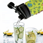 Go Green - Insulated Water Bottle with Dual-Use Lid (18oz) Insulated Water Bottle with Dual-Use Lid (18oz) Environment Printed Offshore