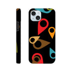 Where Am I, Location Pin - Apple iPhone Tough case iPhone 15 Plus iPhone Tough Case Globally Fulfilled