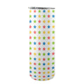 Stars 20oz Tall Skinny Tumbler with Lid and Straw One Size 20oz Tall Skinny Tumbler with Lid and Straw Printed Offshore