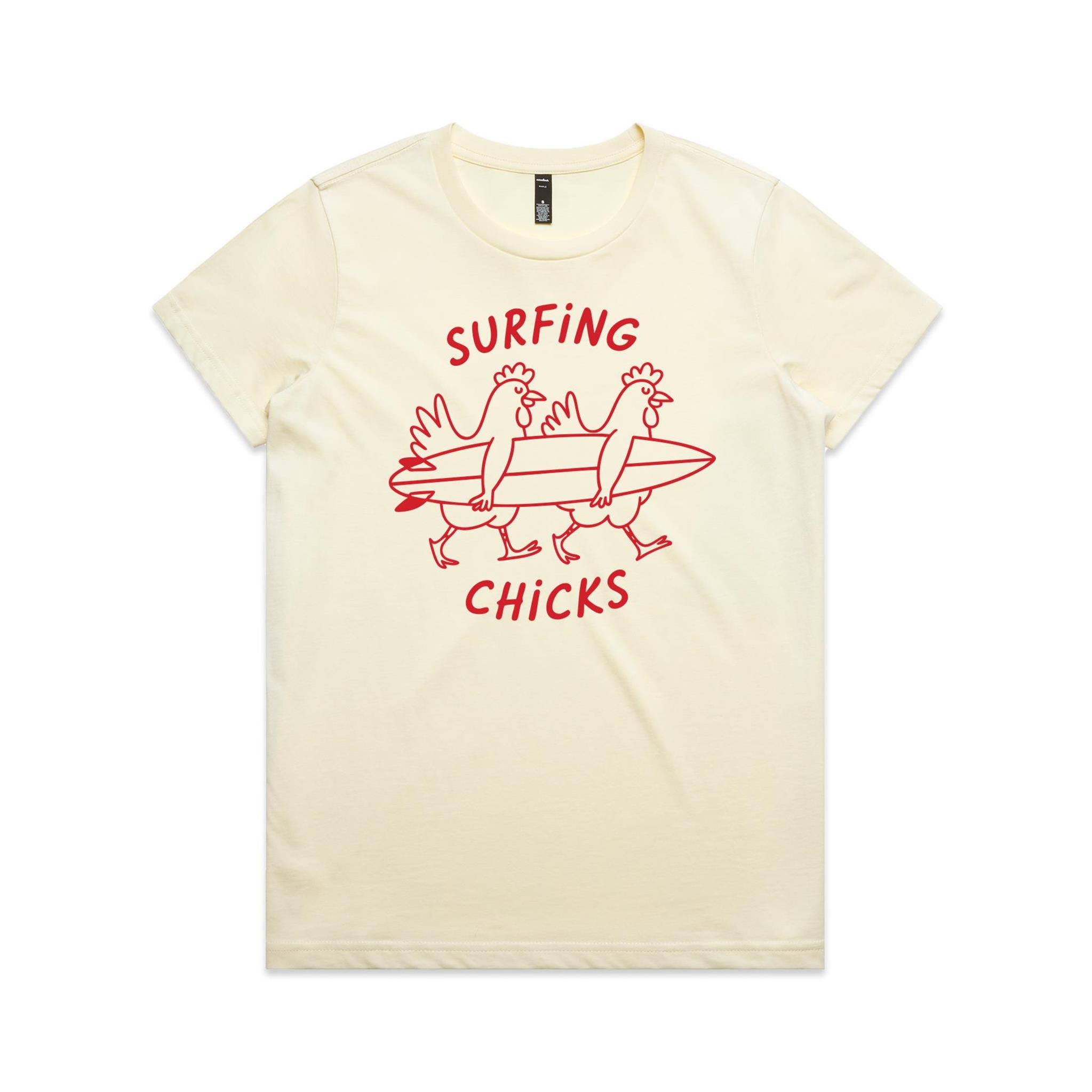 Surfing Chicks Women's AS Colour T-shirt