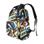 Cassette Tapes - Multi-Function Backpack, Nappy / Diaper Bag