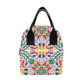 Bright Burst Zipper Lunch Bag One Size Zipper Lunch Bag Printed Offshore