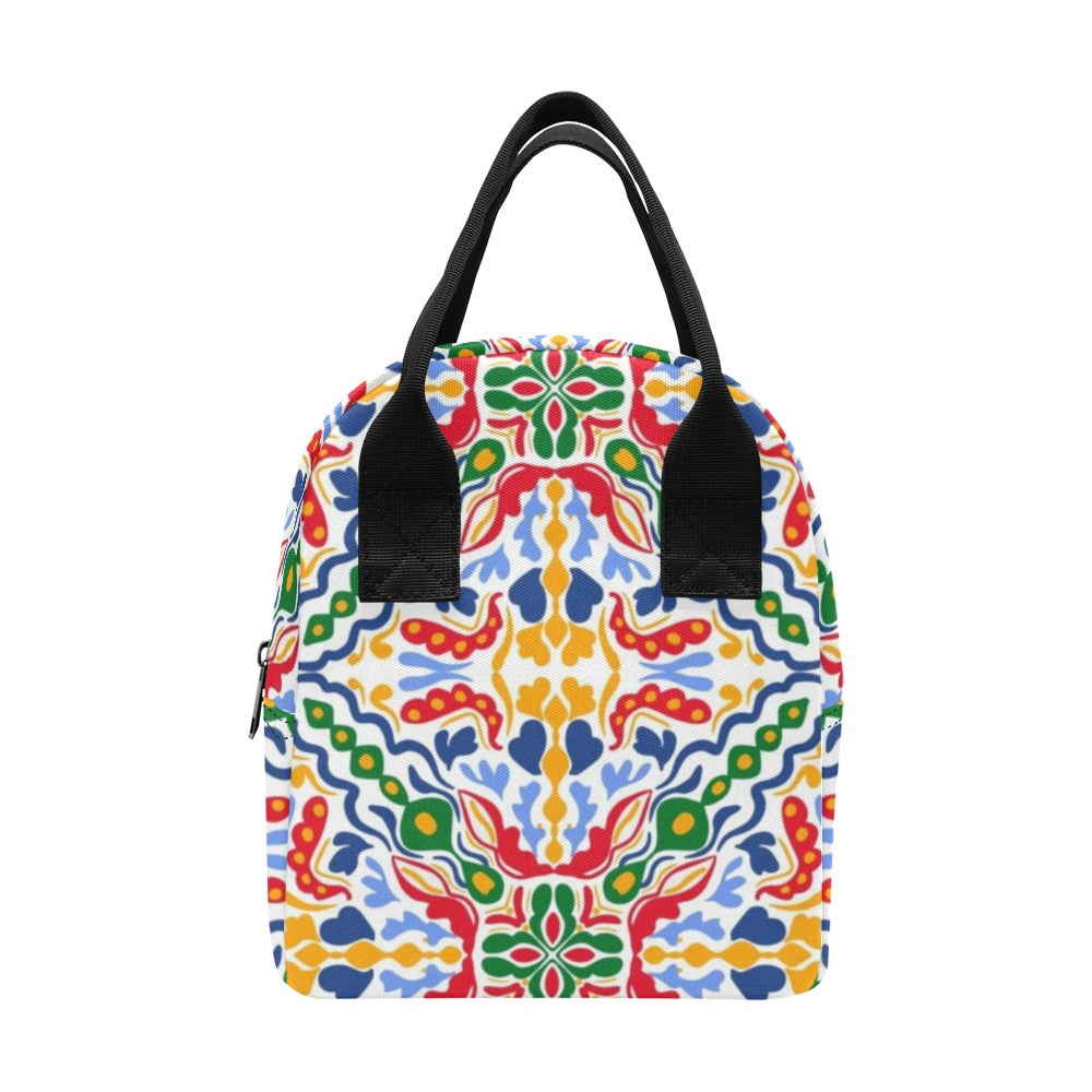 Bright Burst - Zipper Lunch Bag One Size Zipper Lunch Bag Printed Offshore