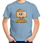 Pi Day - Kids Youth T-Shirt Carolina Blue Kids Youth T-shirt Maths Printed In Australia