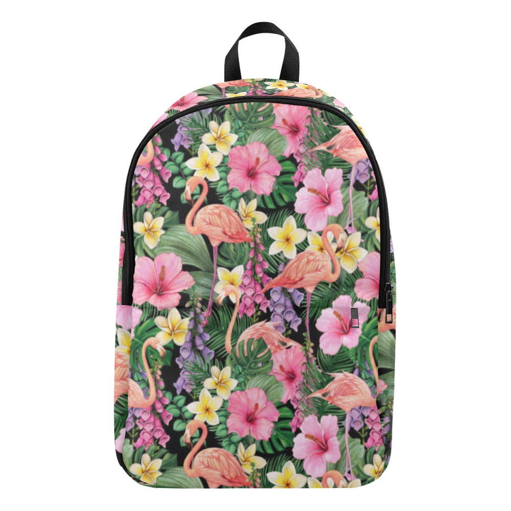 Flamingo Jungle - Fabric Backpack