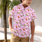 Fast Food - Junior Kids Hawaiian Shirt
