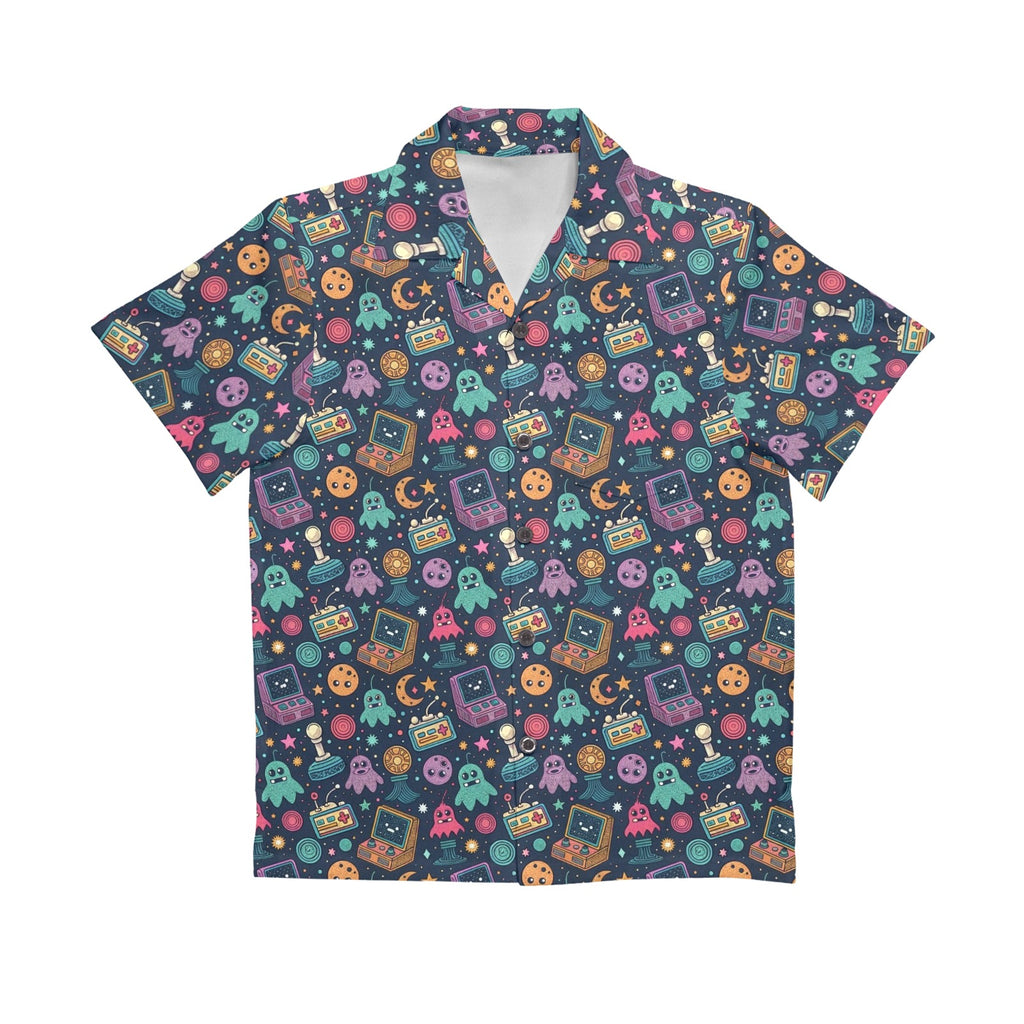 Space Arcade Senior Kids Hawaiian Shirt