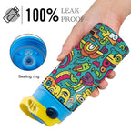 Crazy Creatures - Little Kids Water Bottle Little Kids Water Bottle Printed Offshore Sci Fi