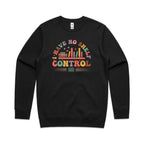 I Have No Shelf Control, Books - AS Colour Stencil Crew Sweatshirt Black Sweatshirt Printed In Australia Reading
