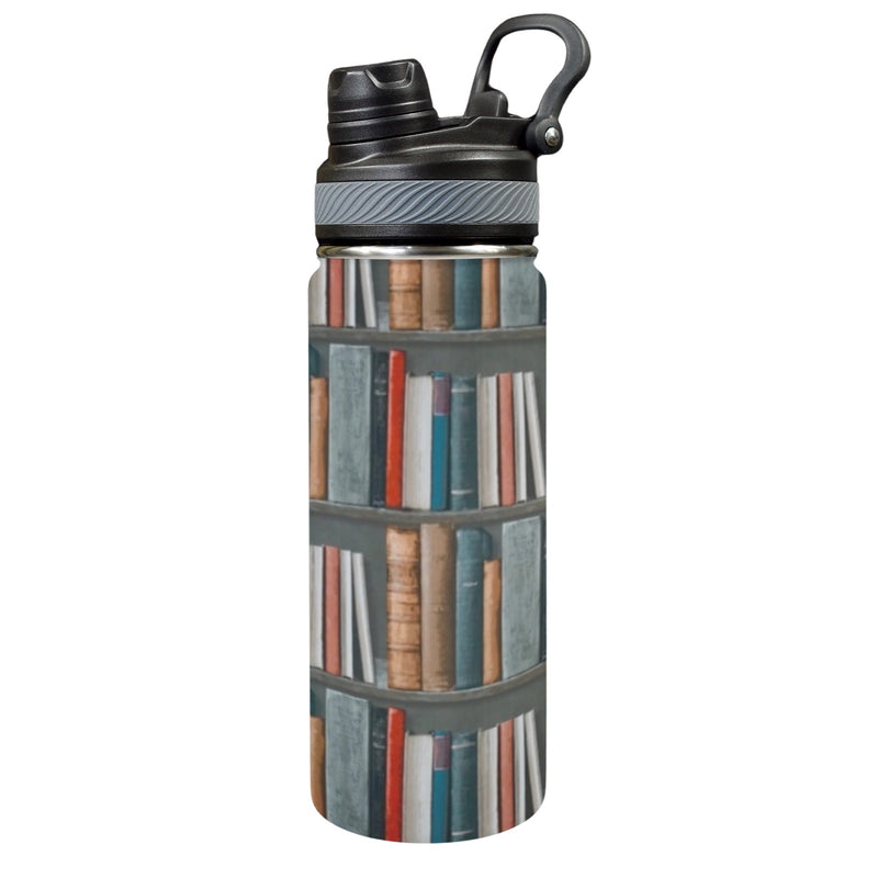 Books Insulated Water Bottle with Dual-Use Lid (18oz) One Size Insulated Water Bottle with Dual-Use Lid (18oz) Printed Offshore Reading