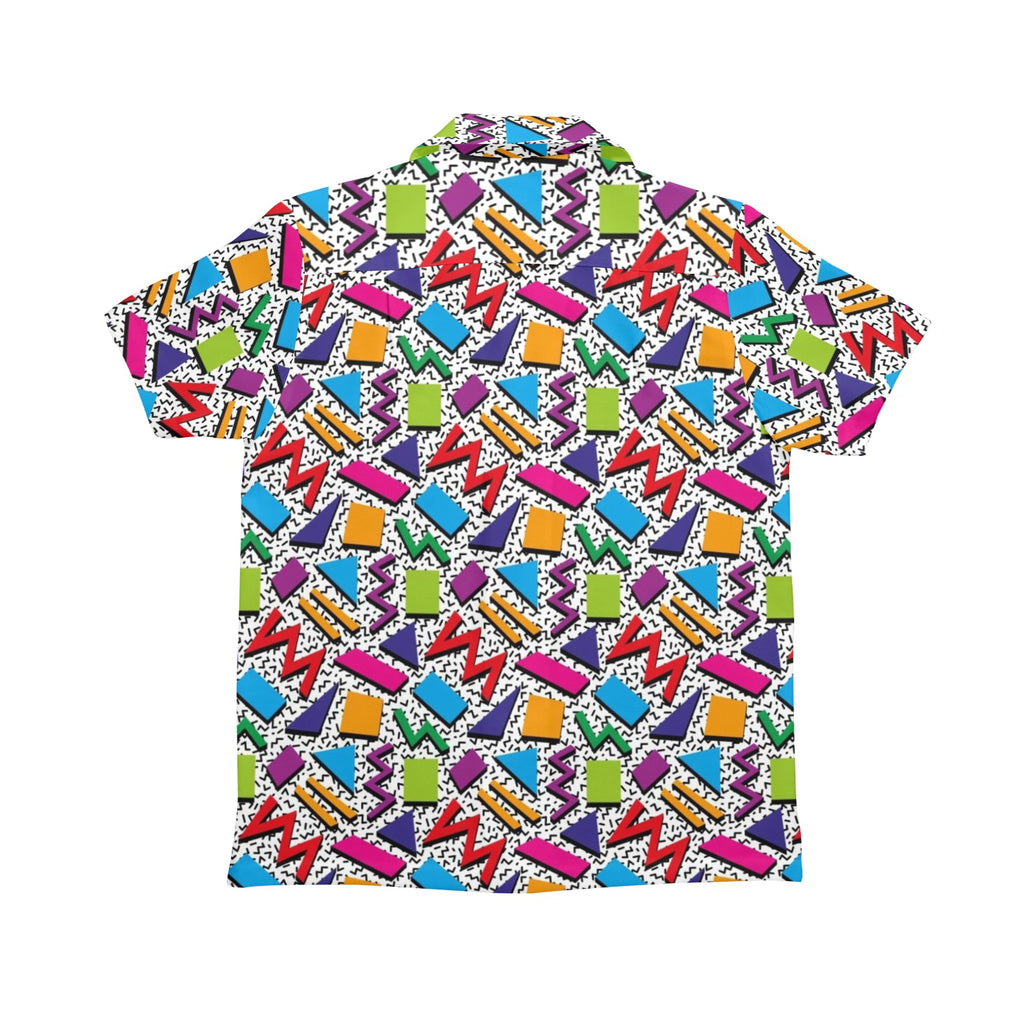Graphic 80's Senior Kids Hawaiian Shirt