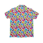 Graphic 80's Senior Kids Hawaiian Shirt