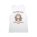 I'm Not Lazy, I'm In Energy Saving Mode, Cat - AS Colour Women's Maple Tank
