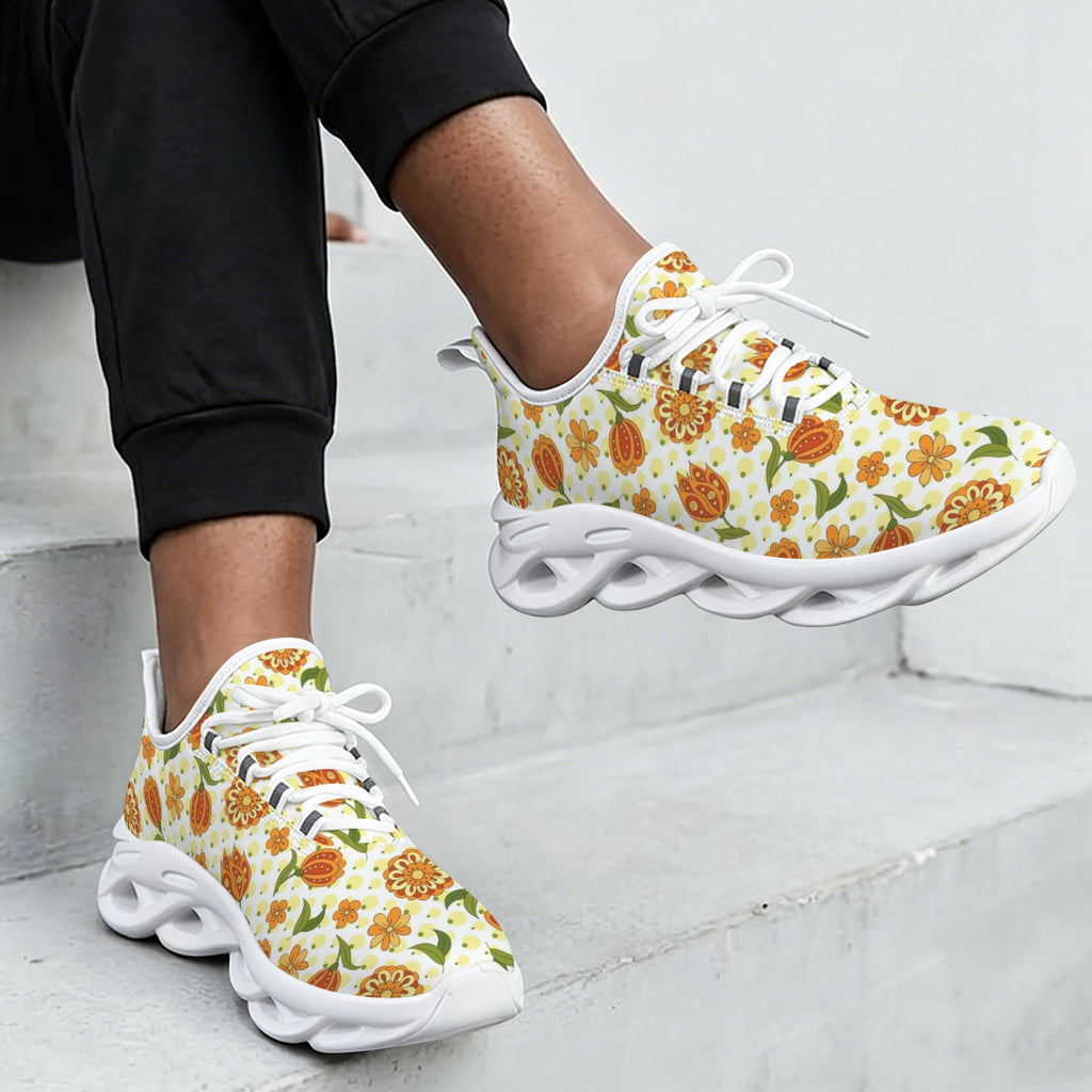 Graphic Floral Women's Twisted Sole Sneakers