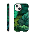 Tropical Leaves - Apple iPhone Tough case iPhone 13 Mini iPhone Tough Case Globally Fulfilled Plants