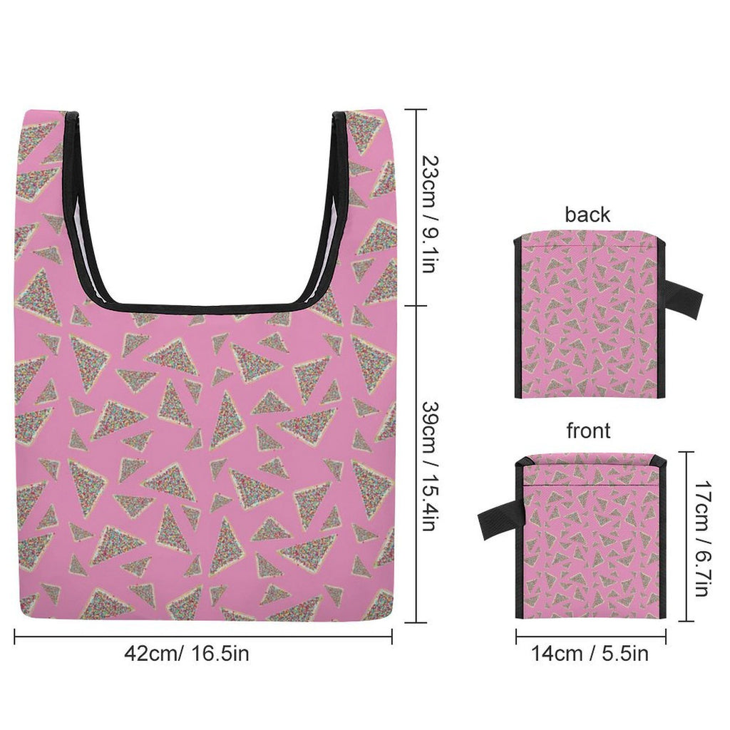 Fairy Bread On Pink Foldable Shopping Bag