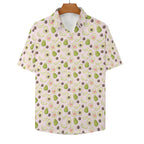 Avocado Love - Women's Short-Sleeve Button Up Shirt Women's Short-Sleeve Button Up Shirt Food Love Printed Offshore