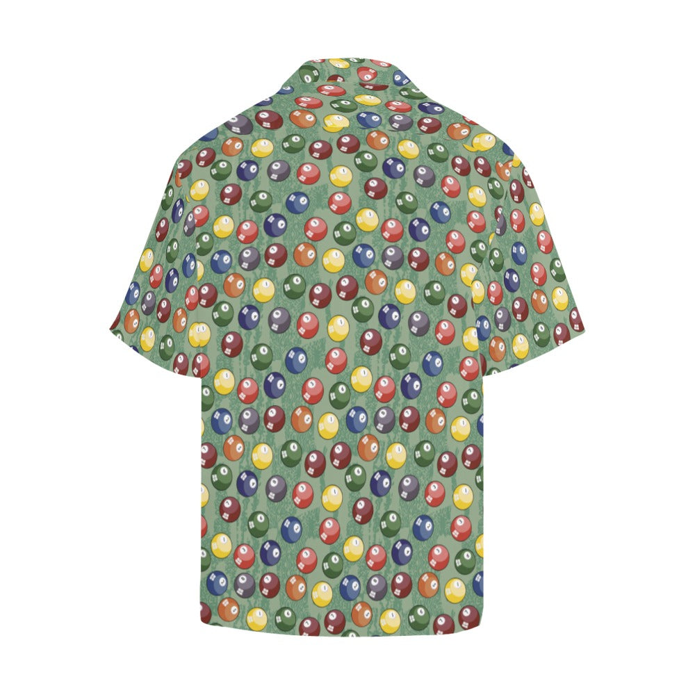 Pool Balls - Mens Hawaiian Shirt