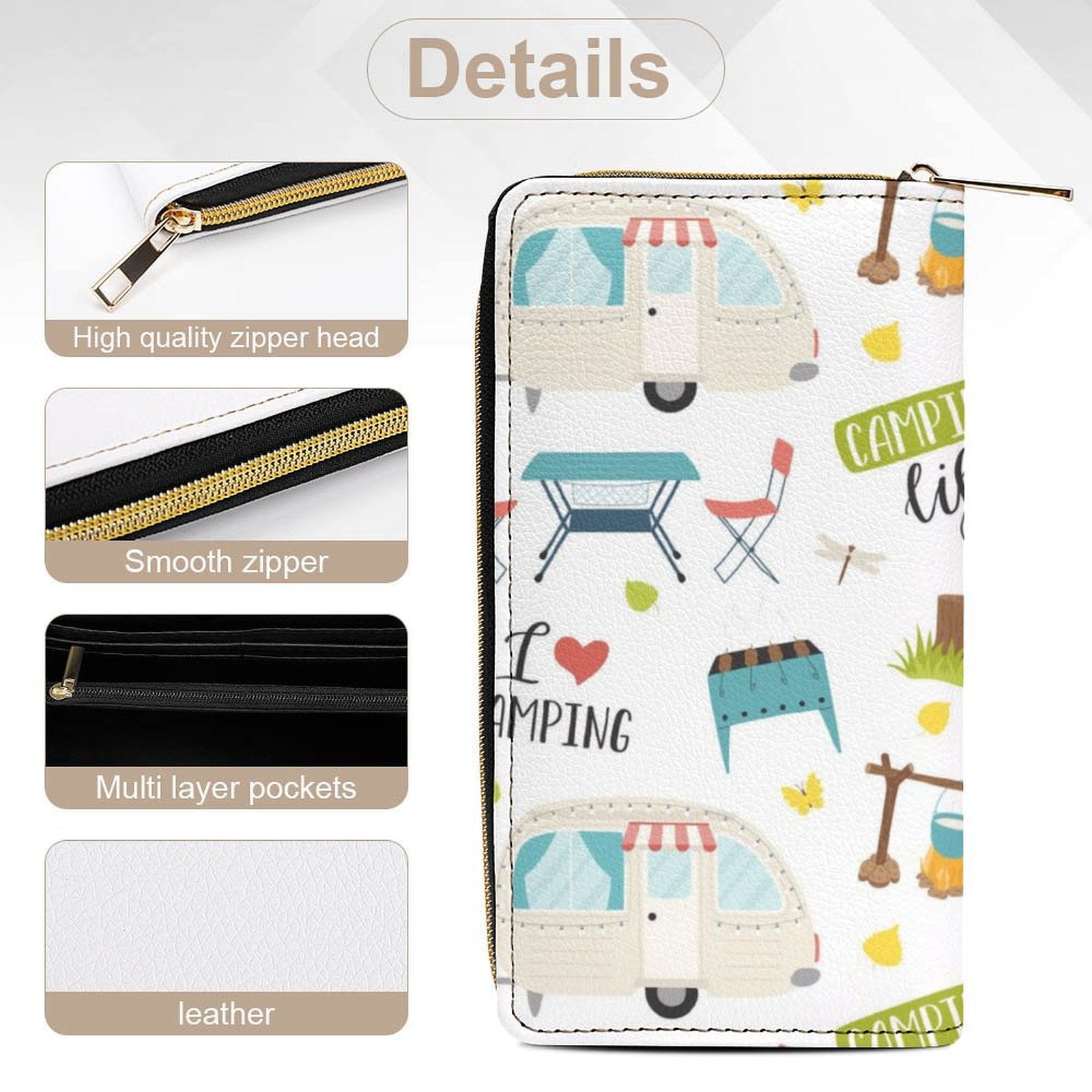 Camping Love -  PU Leather Wallet