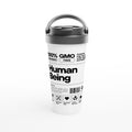 Human Being Product Description, Definition White 15oz Stainless Steel Travel Mug Default Title Travel Mug Funny Globally Fulfilled