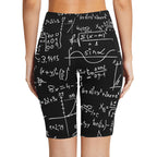 Equations Women's Bike Shorts With Side Pockets Women's Bike Shorts Maths Printed Offshore