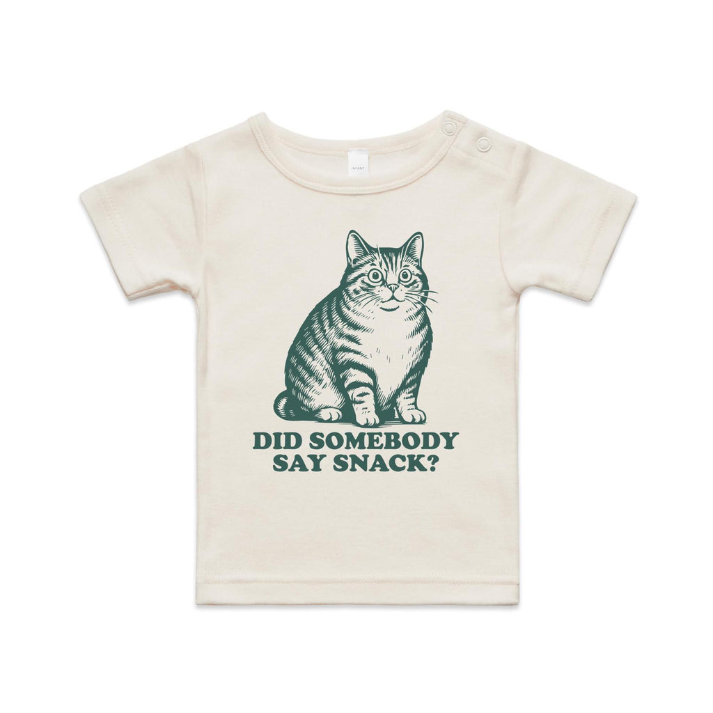 Cat, Did Somebody Say Snack? - Baby T-shirt