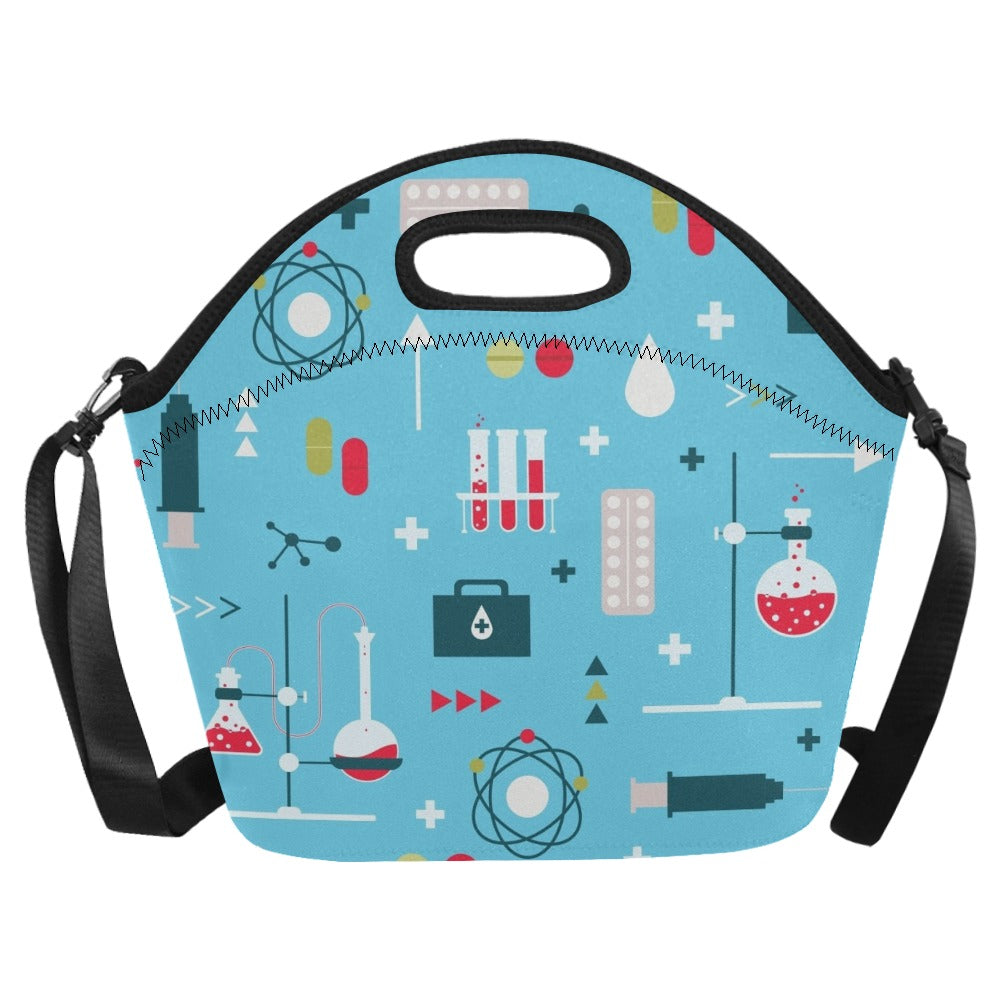 Science Lab - Neoprene Lunch Bag Neoprene Lunch Bag Printed Offshore
