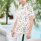 Birds Of A Feather Senior Kids Hawaiian Shirt