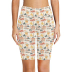 Beach Shack Women's Bike Shorts With Side Pockets